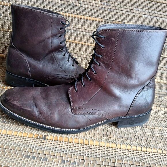 Mens Cole Haan Brown Leather Williams Boot Size 8.5 main image 9